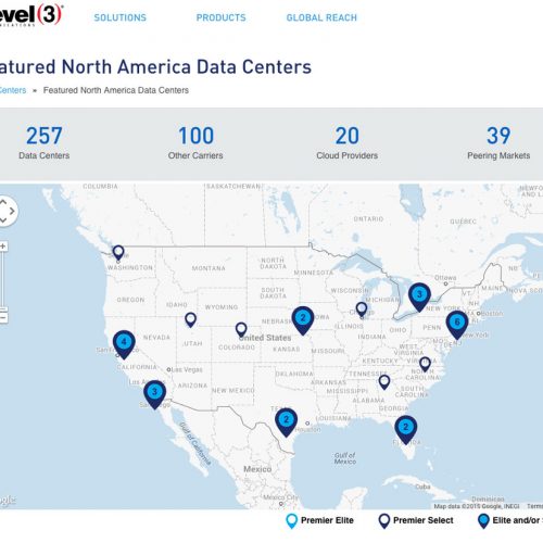 Dynamic interactive mapping solution for Level 3 built with Wordpress