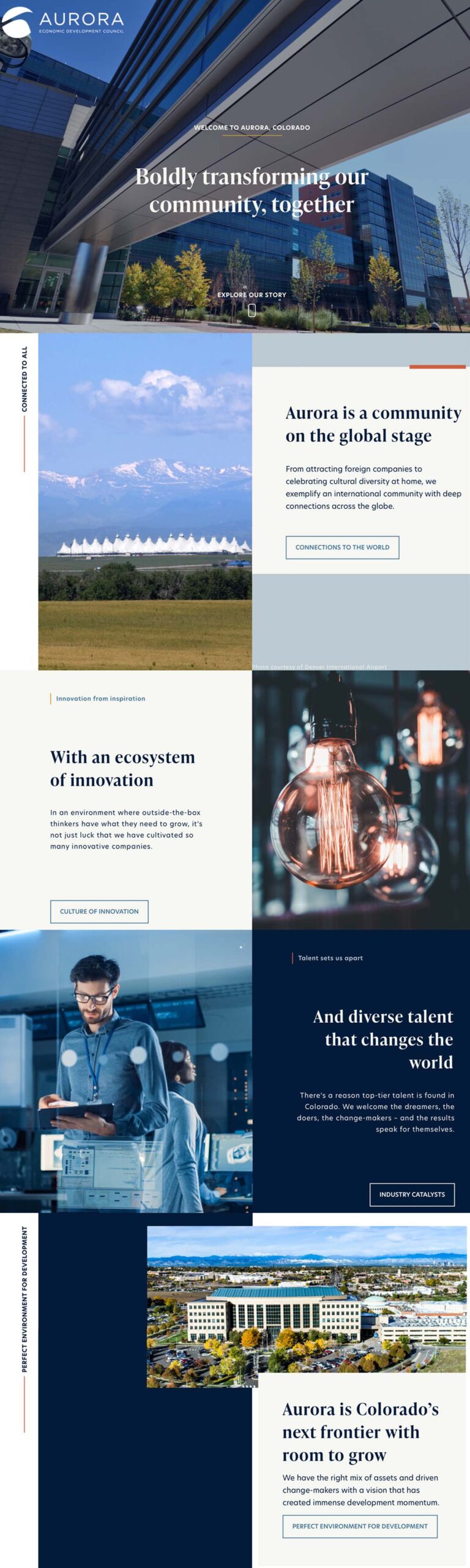 Website Redesign Regional Government Aurora