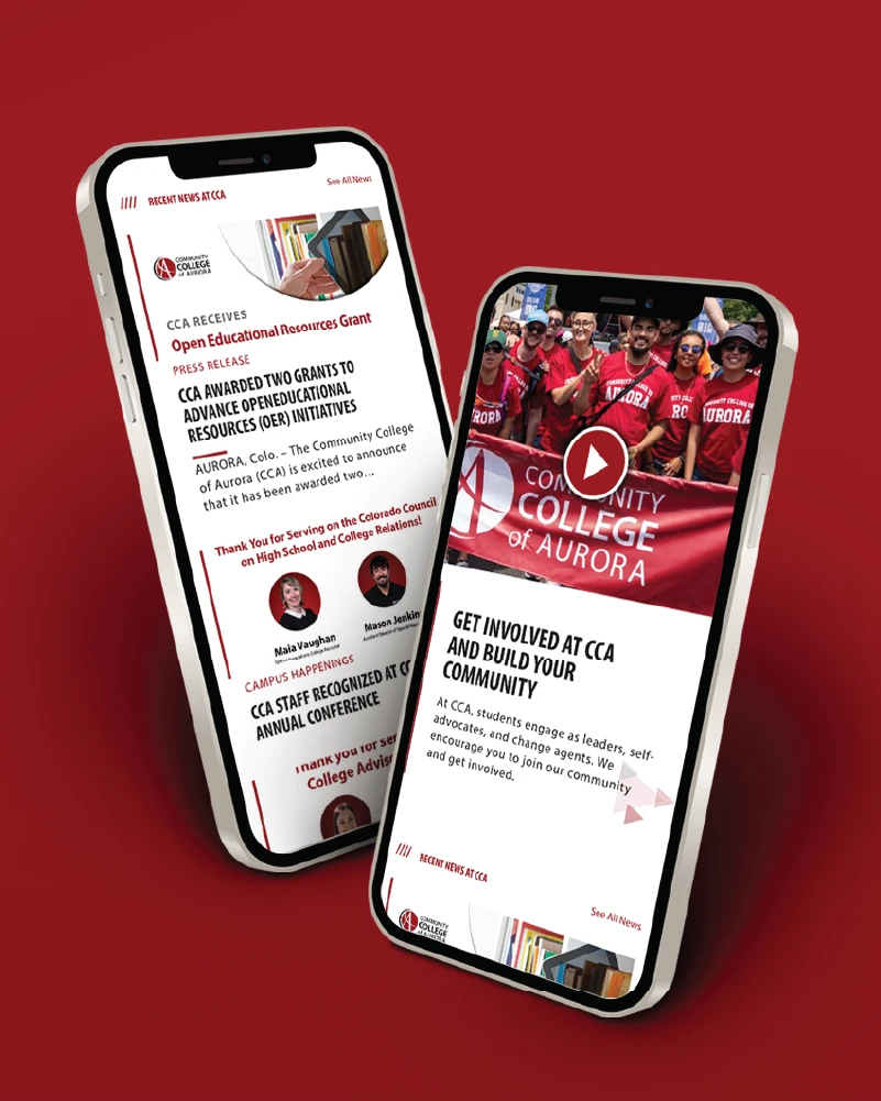CCA's mobile responsive WordPress website.