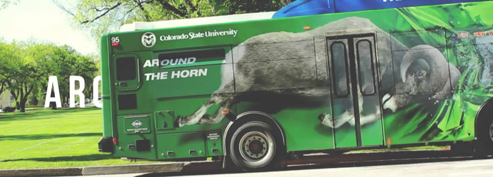 Custom Accessible WordPress Solution Redesign for Colorado State University with picture of bus for public transportation