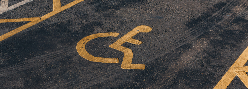 Accessible WordPress Website for Colorado State University picture of handicap parking space