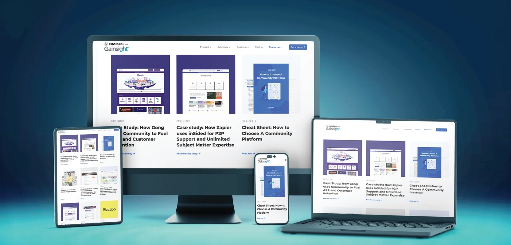 Responsive WordPress website for Insided.