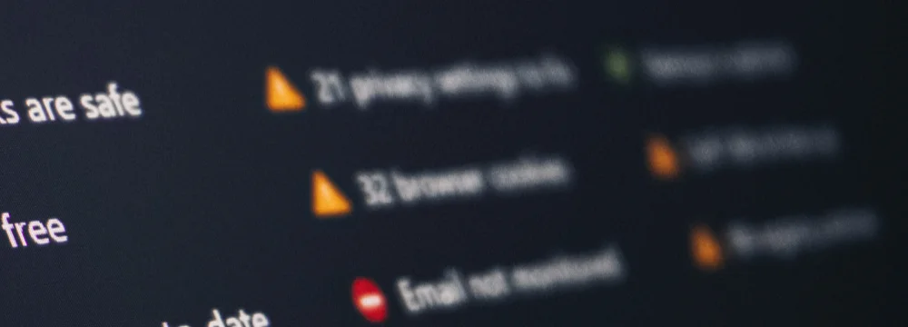 Image of a computer screen displaying errors and warnings making sure all accessibility issues are resolved before the AODA deadline.